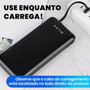 Power Bank 20000mAh com Carregamento Rápido – Carregador Portátil de Alta Capacidade com Design Favo de Mel para Celular e Viagens