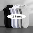 Kit com 12 Pares de Meias Masculinas em Algodão