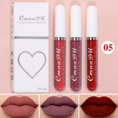 Kit 3 Batons Líquidos Matte Velvet – Alta Fixação, À Prova d’Água e Cor Intensa de Longa Duração