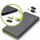 Power Bank Portátil 10000mAh/5000mAh com Carregamento Rápido – Compacto, Leve e Ideal para Emergências de Celular