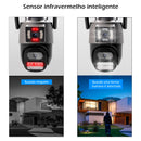 Câmera de Segurança Wi-Fi 6MP 4K 360° – Vigilância Inteligente Outdoor com Visão Panorâmica e Monitoramento pelo Celular