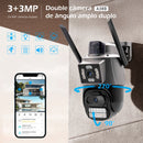 Câmera de Segurança Wi-Fi 6MP 4K 360° – Vigilância Inteligente Outdoor com Visão Panorâmica e Monitoramento pelo Celular