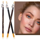 Lápis para Sobrancelha e Delineador 2 em 1 ✨ Waterproof, Longa Duração e com Apontador — 5 Cores Disponíveis 👁️🤎
