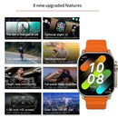 Smartwatch LAXASFIT com Bluetooth e Chamadas – Notificações de Mensagens, Monitoramento de Frequência Cardíaca e Modos Esportivos | Unissex para Android e iOS