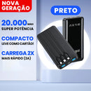 Power Bank 20000mAh com Carregamento Rápido – Carregador Portátil de Alta Capacidade com Design Favo de Mel para Celular e Viagens