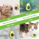 Abacate Catnip para Gatos – Brinquedo Interativo de Parede que Relaxa e Estimula