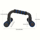 Suporte para Flexão H Antiderrapante Dobrável e Desmontável – Barra Push Up para Treino de Peito, Braços e Abdômen