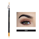Lápis para Sobrancelha e Delineador 2 em 1 ✨ Waterproof, Longa Duração e com Apontador — 5 Cores Disponíveis 👁️🤎