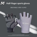 Luvas Ciclismo Meio Dedo Antiderrapantes com Absorção de Impacto