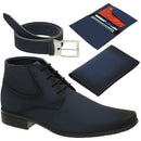 Kit Masculino Elegante – Bota Esportiva em Nobuck + Cinto e Carteira