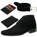 Kit Masculino Elegante – Bota Esportiva em Nobuck + Cinto e Carteira
